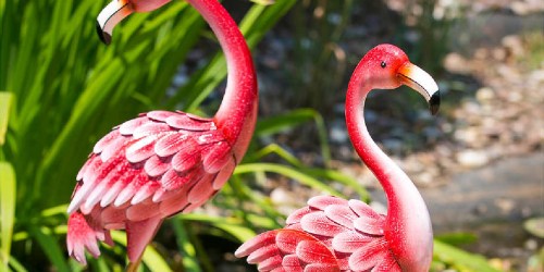 Metal Flamingo Yard Art 2-Pack Just $36.99 Shipped on Costco.com