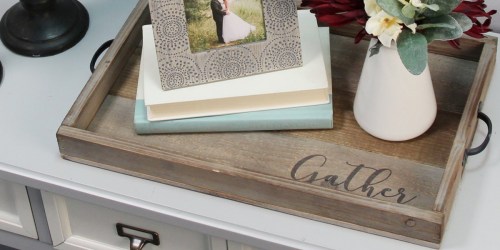 Distressed Wood “Gather” Tray Just $24.99 on Walmart.com (Regularly $45)