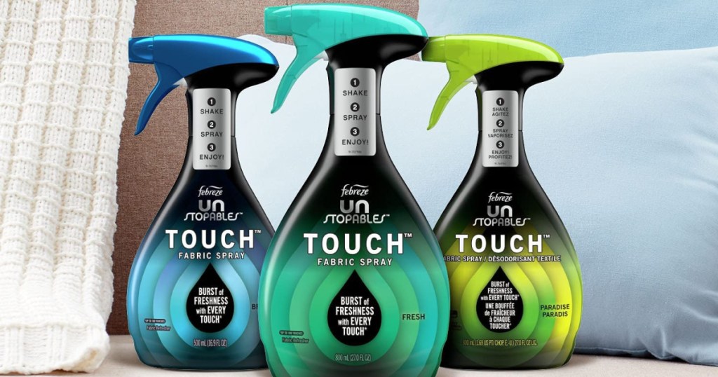 3 bottles of febreze spray