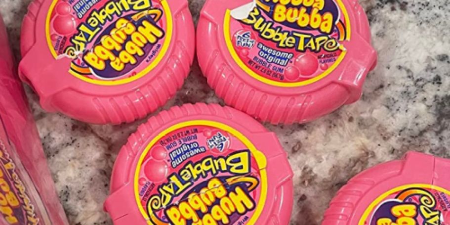Hubba Bubba Gum Tape 6-Pack Only $5.62 Shipped on Amazon (Just 94¢ Each)