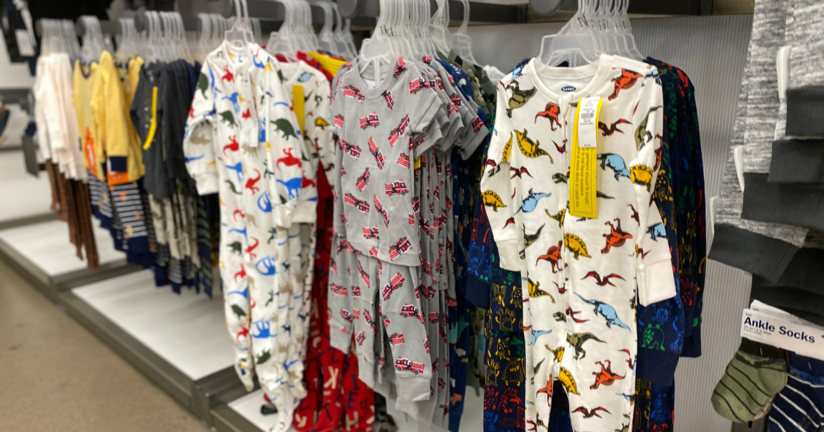 old navy pajamas in store