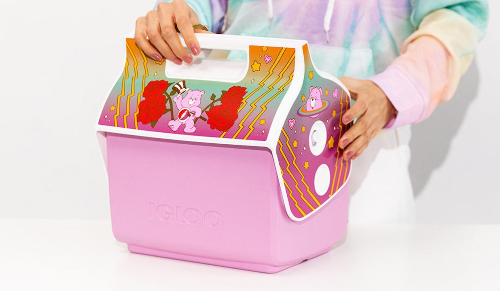 pink carebear cooler