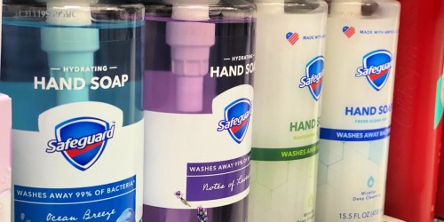 Safeguard Hand Soaps Only $1.24 Each After Walgreens Rewards