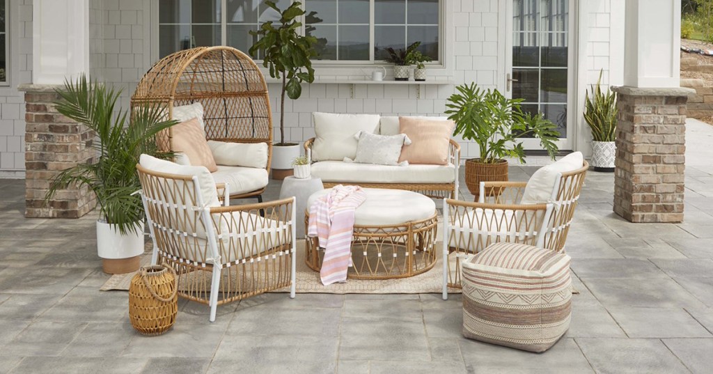 walmart better homes and gardens boho patio set