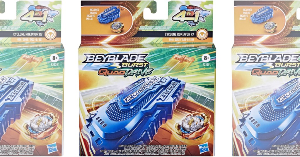 Beyblade Burst QuadDrive Cyclone Fury String Launcher Set