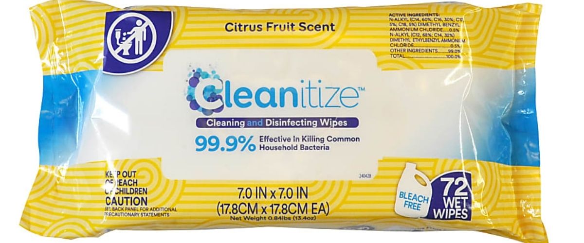 Cleanitize wipes