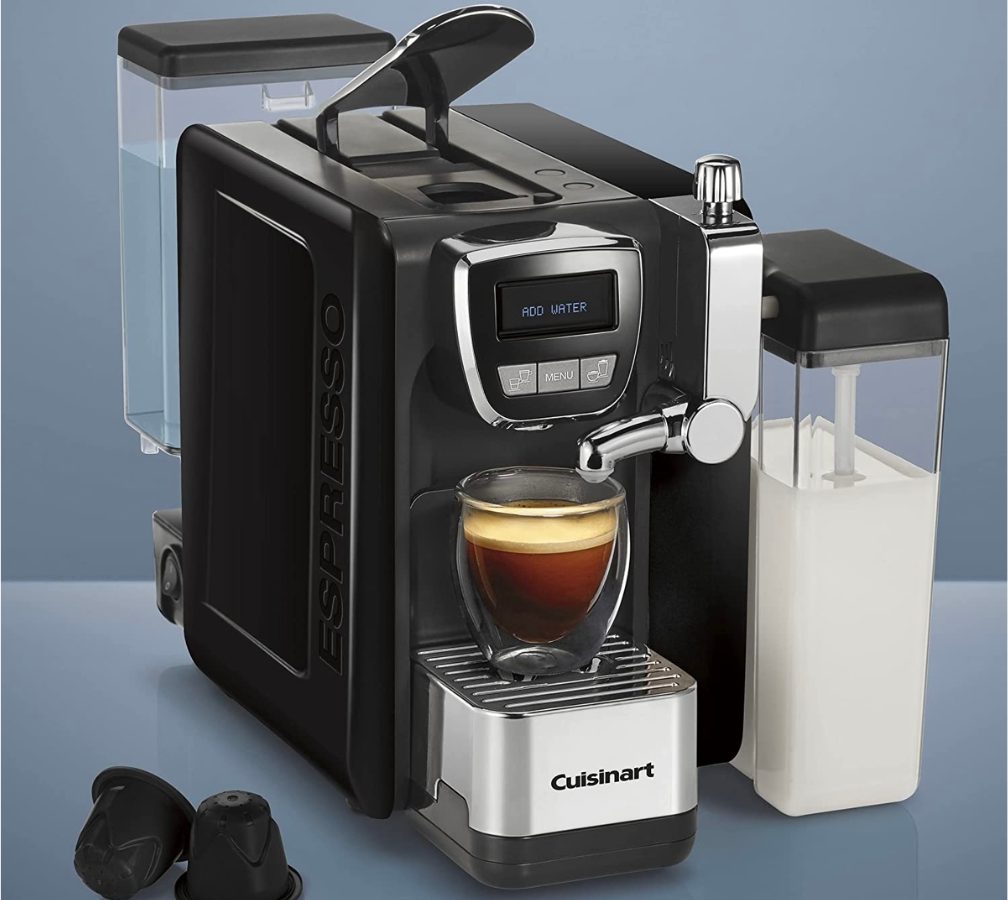 cuisinart espresso machine with milk reservoir