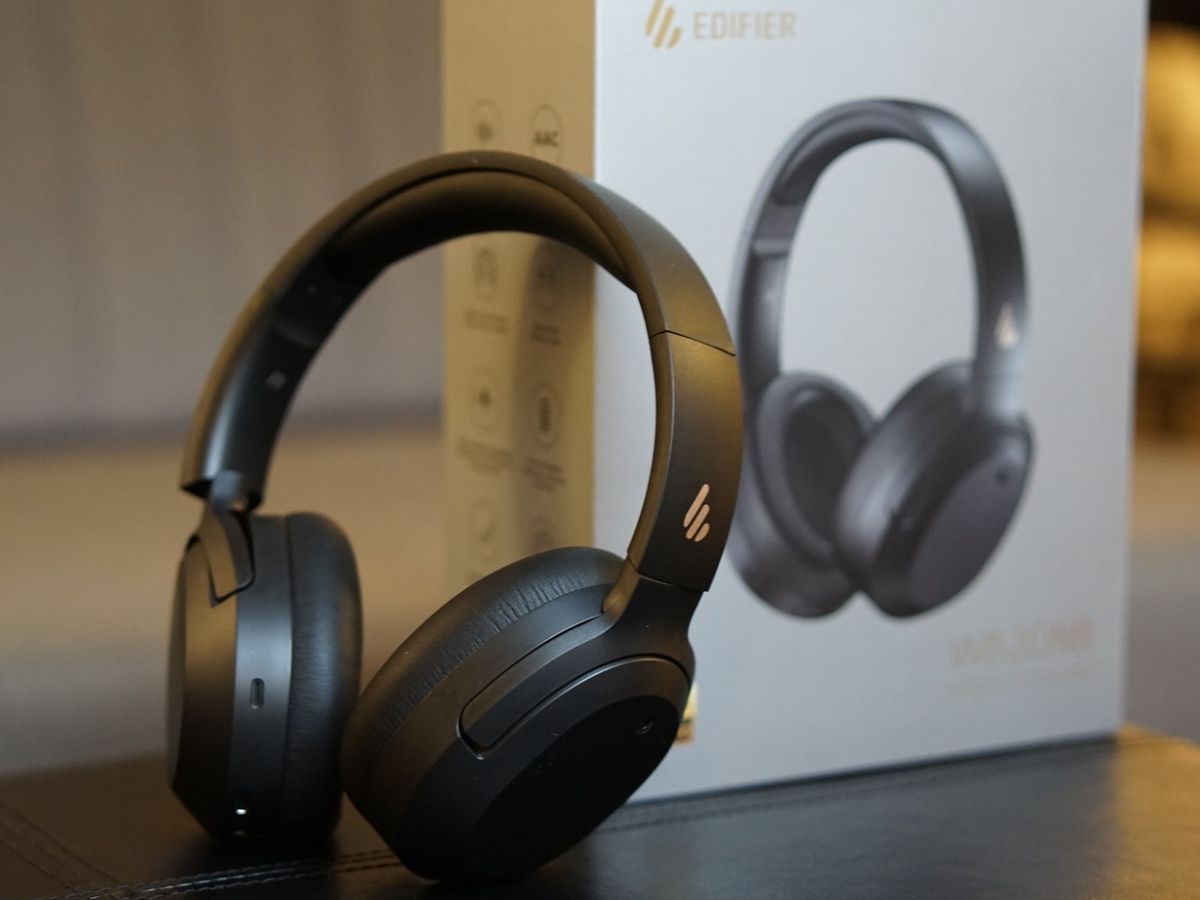 Edifier Headphones next to box