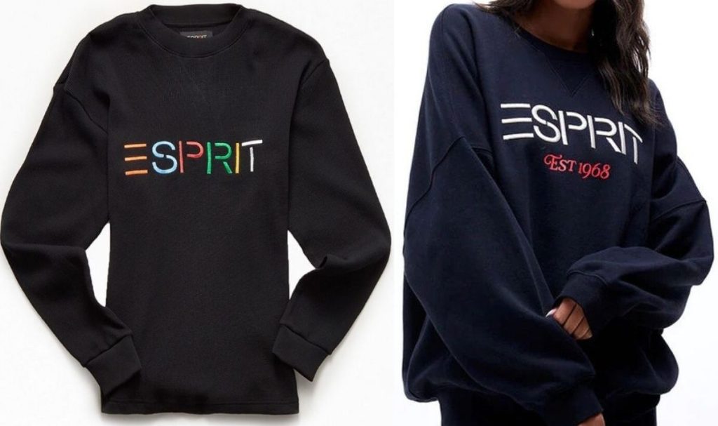 Espirit thermal shirt and Sweatshirts