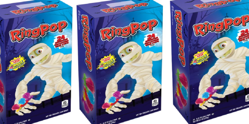 Ring Pop 24-Count Variety Pack Only $5 on Walmart.com (Just 22¢ Per Halloween Treat)