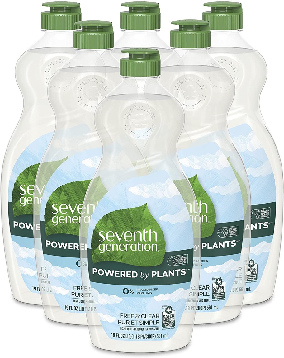 Seventh Generation Dish Soap Liquid Free Clear