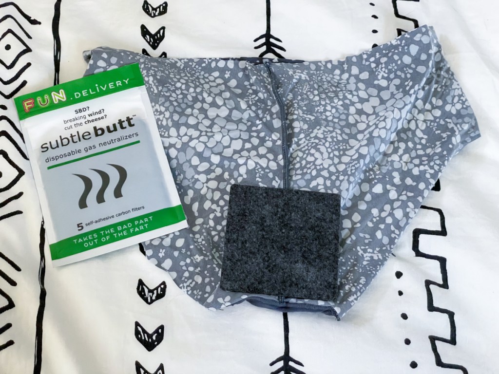 Subtle Butt pad on woman's underwear