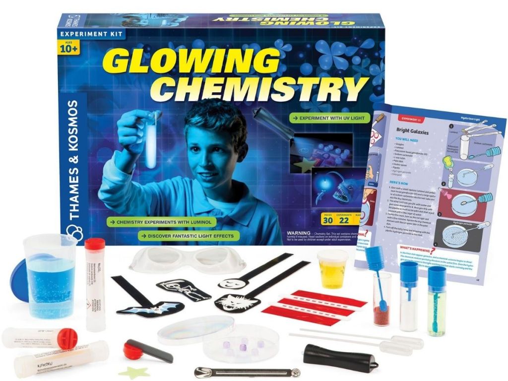 Thames & Kosmos Glowing Chemistry Experiment Kit