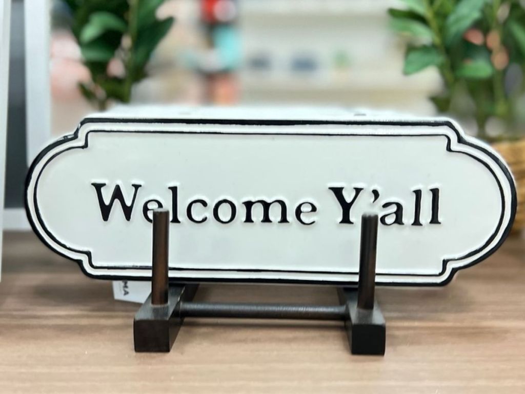 Welcome Y'all Sign