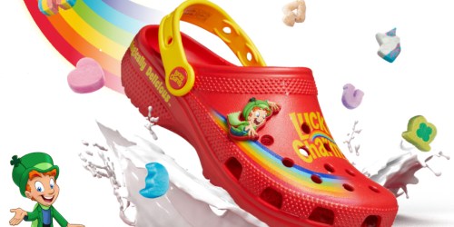 GO! Lucky Charms Crocs Clogs Are Now Available (& You Can Save 25%!)