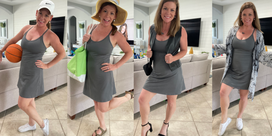 exercise dress styles four ways