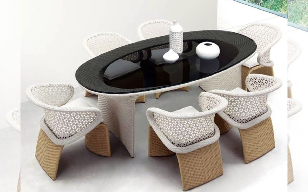 7 piece modern dining set