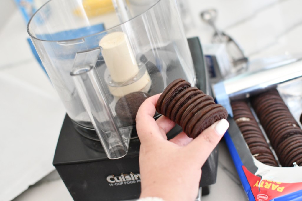 oreos in a food processor