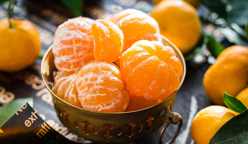 peeled oranges