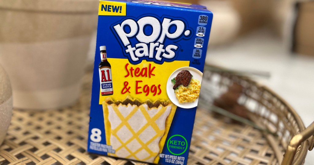 steak and eggs pop tart