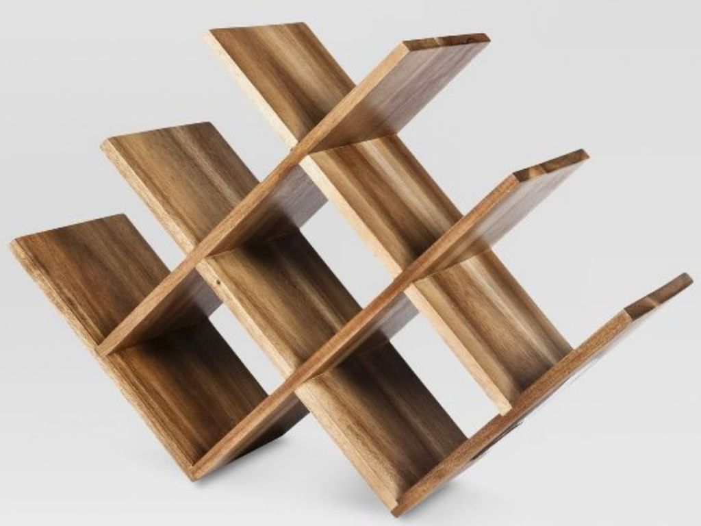 Acacia wood Wine Rack