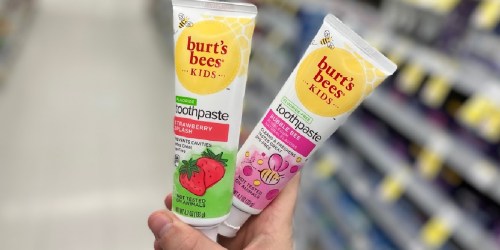 Burt’s Bees Kids Toothpaste & Toothbrush Only $1.50 Total After Walgreens Rewards (Regularly $9)