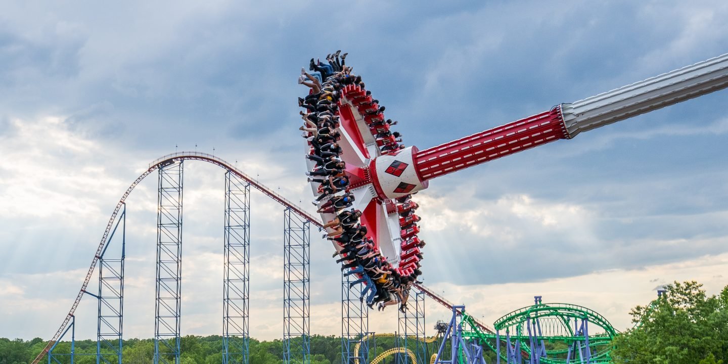 Harley Quinn Ride at Six Flags