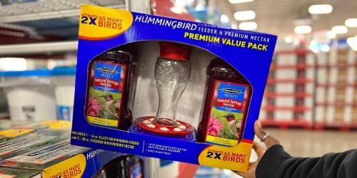 Hummingbird Feeder & Premium Nectar Value Pack Only $14.98 at Sam’s Club