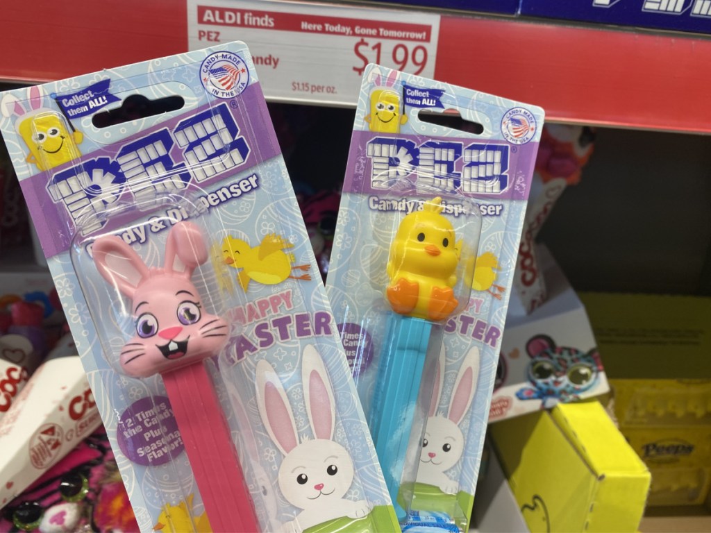Pez Easter dispensers in store