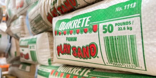 Quickrete 50-Pound Play Sand Bags Only $3.33 at Lowe’s | Perfect for Sandboxes!