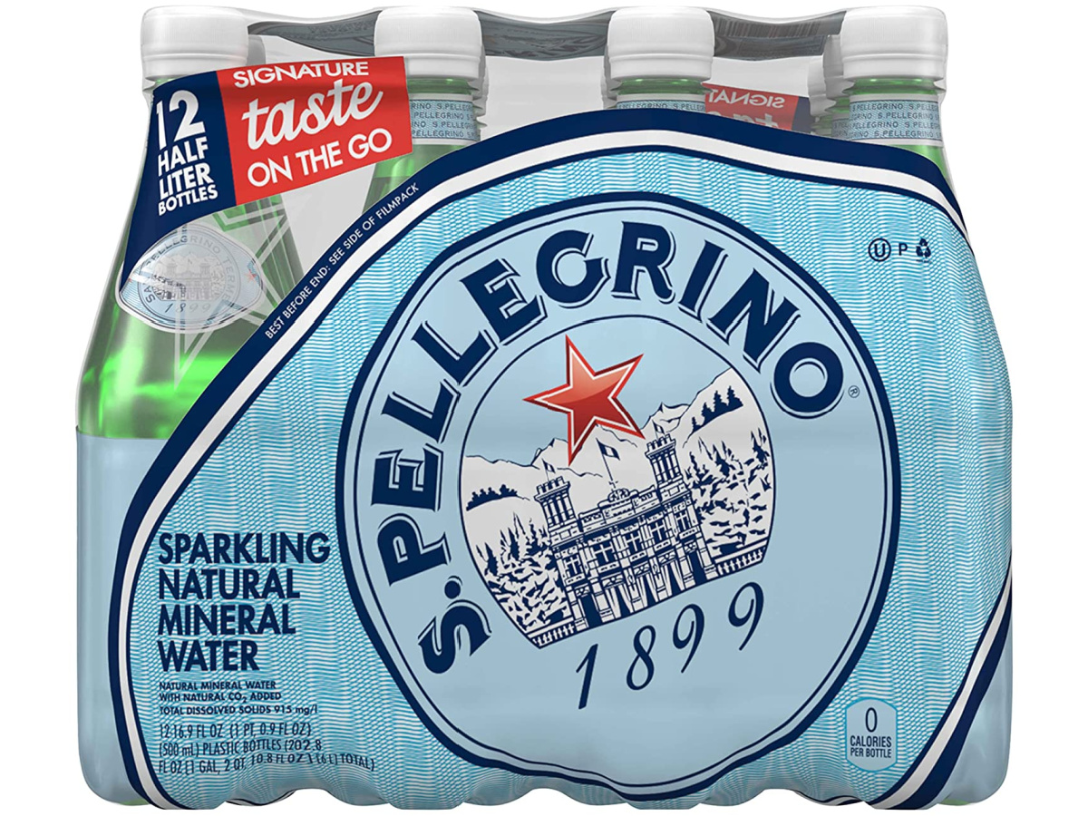 S.Pellegrino Sparkling Natural Mineral Water 16.9oz 12-Pack
