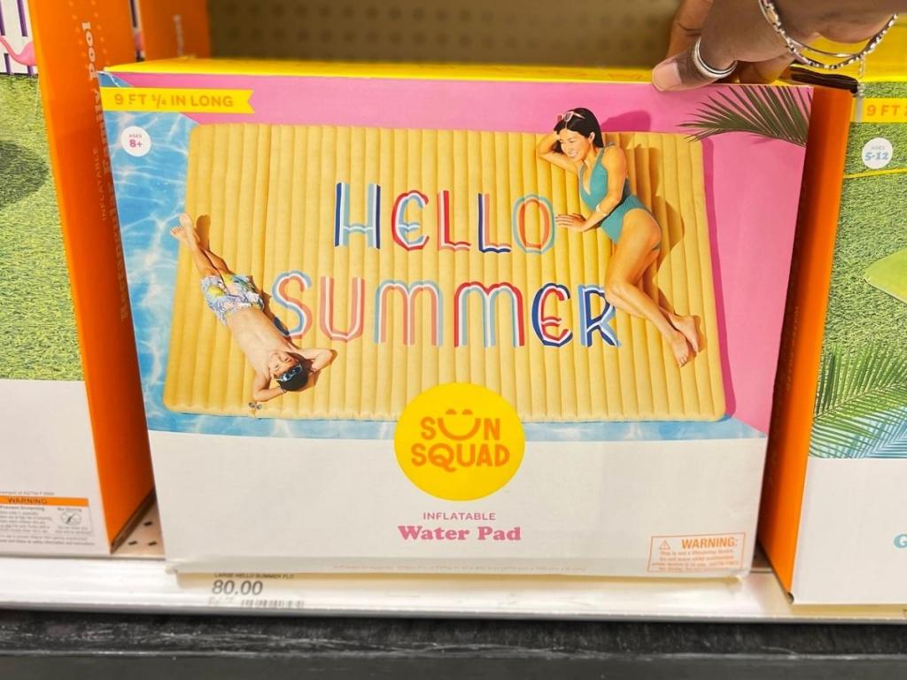 Sun Squad Inflatable Hello Summer Floating Island