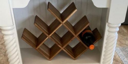 Threshold Acacia Wine Rack Only $20 on Target.com (Regularly $40)