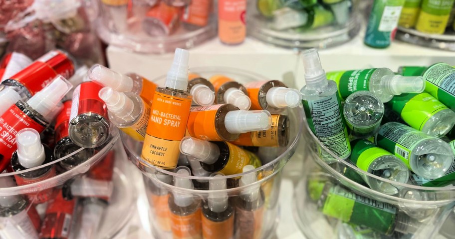 bath and body works hand sanitizer sprays