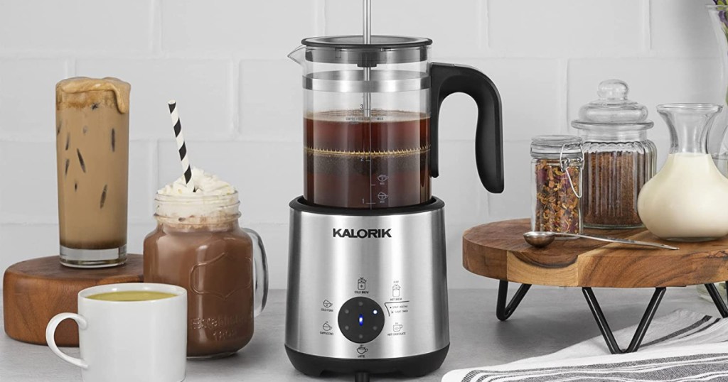 kalorik french press in counter