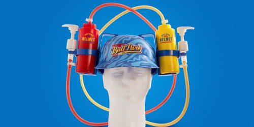 150 Win Ball Park Hot Dog Condiment Helmet AND Ball Park Franks