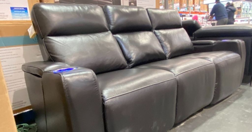 leather couch