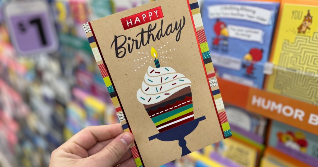 dollar tree cards birthday card