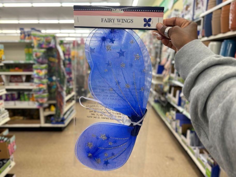 Dollar Tree Blue Fairy Wings