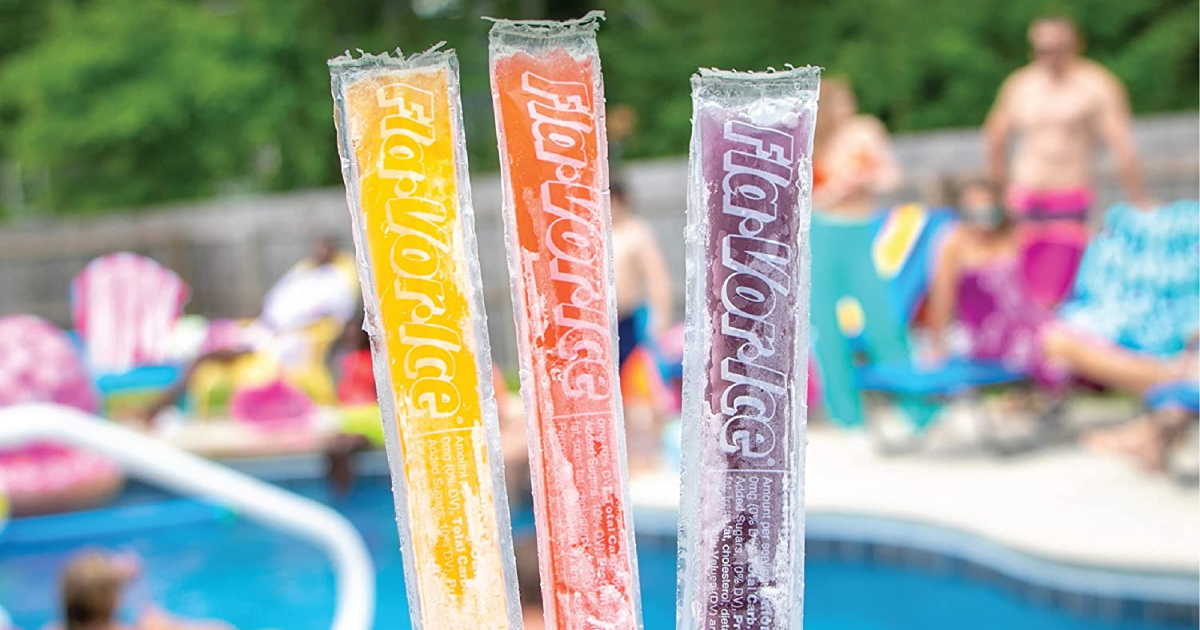 freezer pops in three flavors 