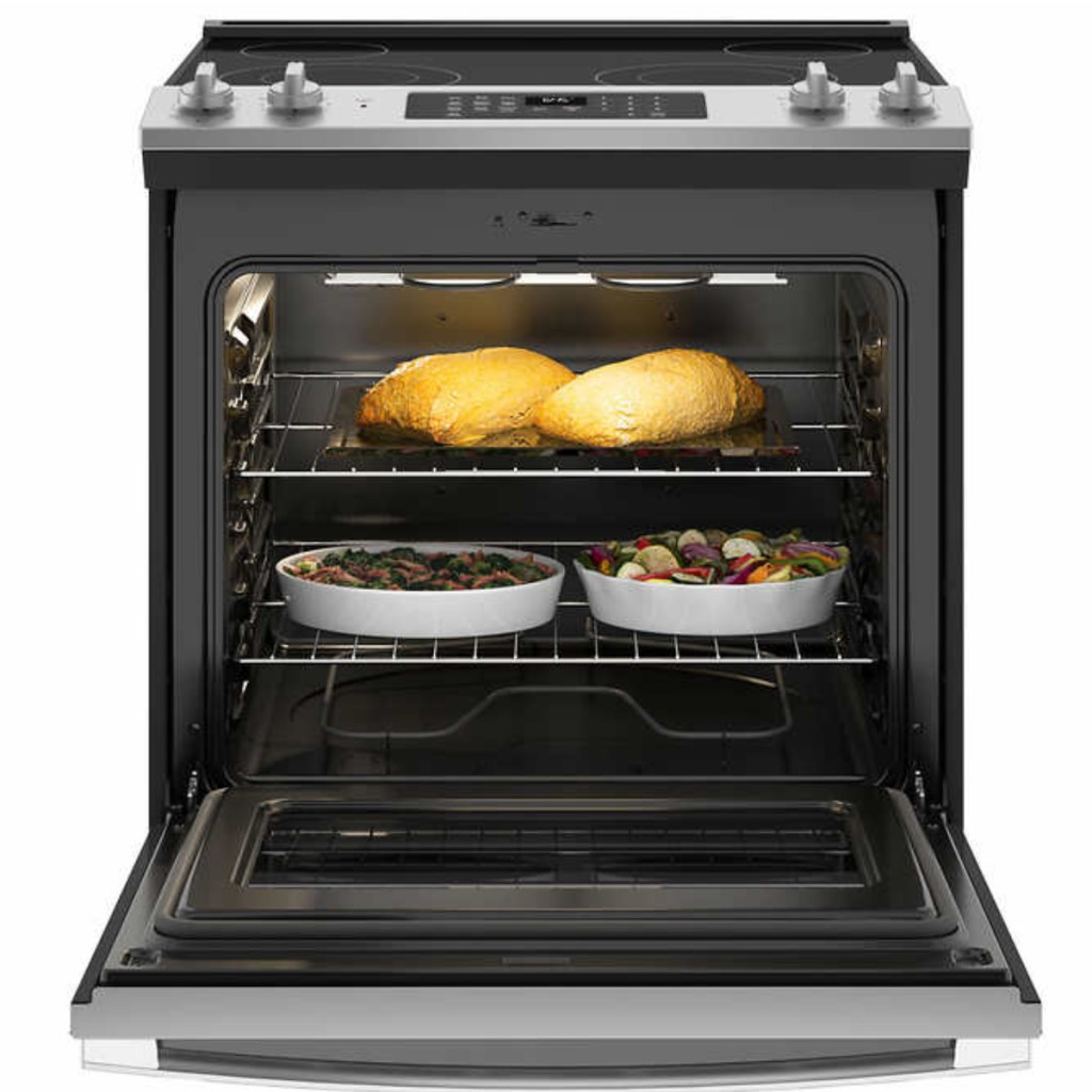 GE Oven with Door Open