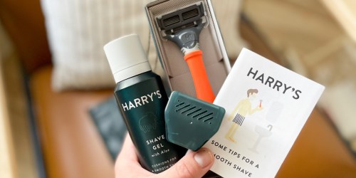 GO! Harry’s Shaving Kit w/ Razor, Shave Gel, & More ONLY $5 Shipped