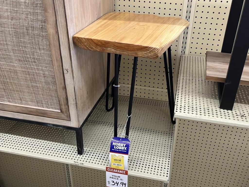 Hobby Lobby Hair Pin Leg End Table