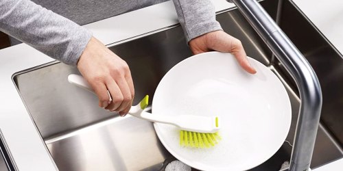 Joseph Joseph Dish Brush w/ Built-In Sink Rest Just $3.43 Shipped on Amazon (Regularly $8)