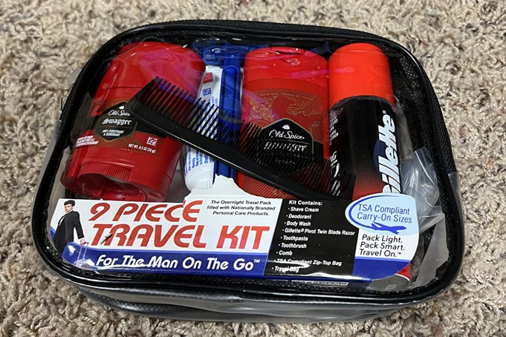 Old Spice men's travel kit