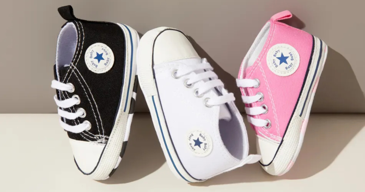 baby shoes in three colors