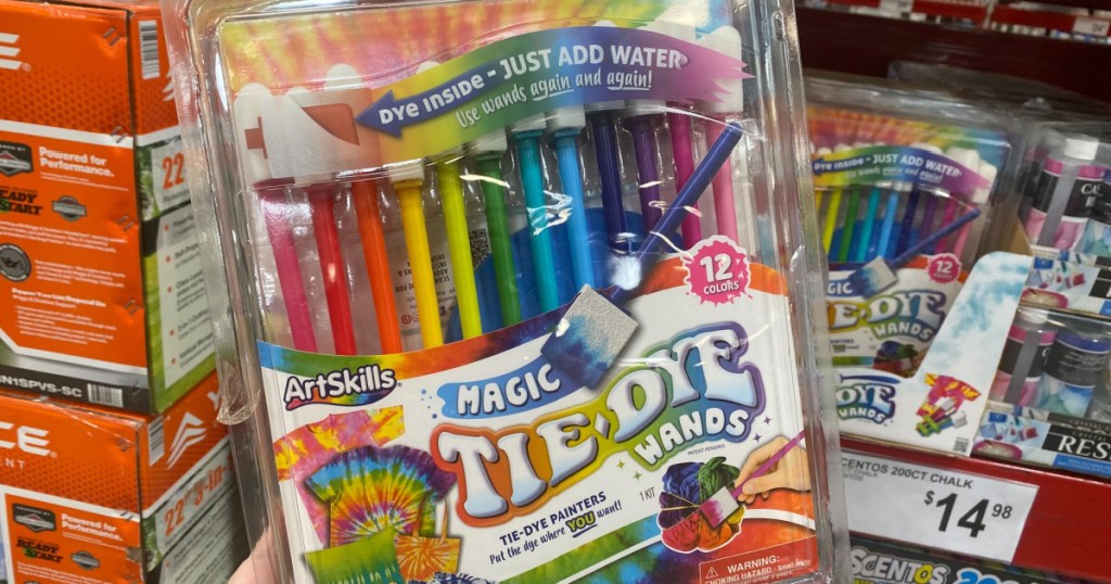 Tie Dye Wands 12 Colors