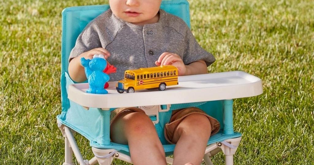 Hiccapop OmniBoost Travel Booster Seat with Tray