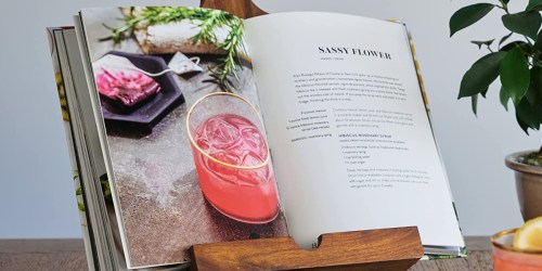 Rustic Cookbook/Tablet Stand Only $19 on Amazon (Regularly $44)