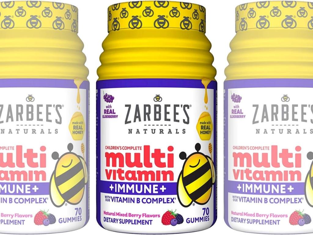 Zarbee's Complete Kids Multivitamin Gummies + Immune Support 70-Count